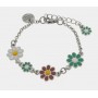 BRACCIALE IN ACCIAIO CON MARGHERITE