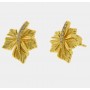 ORECCHINI IN METALLO FOGLIA
