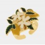 ANELLO IN METALLO LIMONI E MARGHERITE