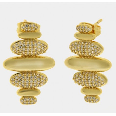 ORECCHINI IN METALLO OVALI