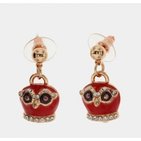 ORECCHINI IN METALLO CON CAMPANELLA