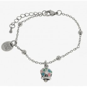 BRACCIALE IN ACCIAIO CON CAMPANELLA