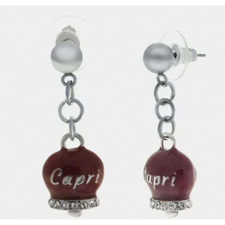 ORECCHINI IN ACCIAIO CON CAMPANELLA