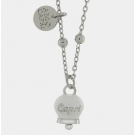 COLLANA IN ACCIAIO CON CAMPANELLA