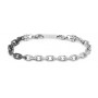 BRACCIALE CATENA OVALE SFACCETTATA