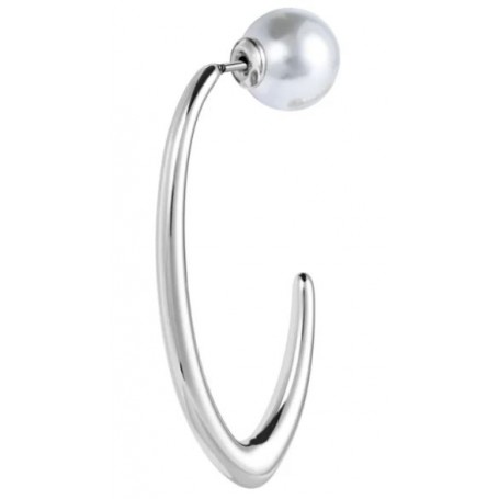 ORECCHINO A LOBO OVALE CON CHIUSURA PERA