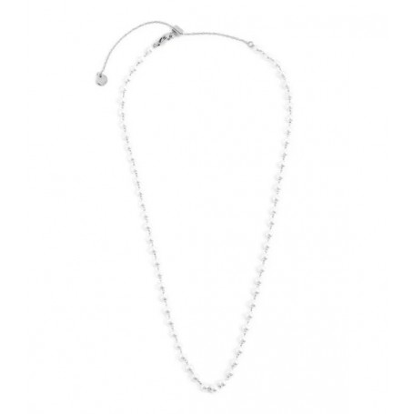 COLLANA CATENA CON PERLE 4,3MM