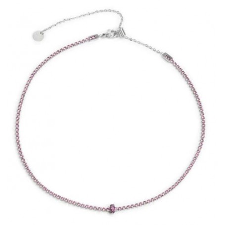 COLLANA TENNIS CON ZIRCONI E ZIRCONE CEE