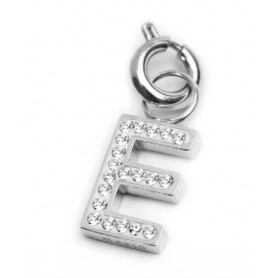 CHARM LETTERA CON CRISTALLI