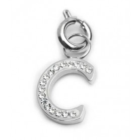 CHARM LETTERA CON CRISTALLI