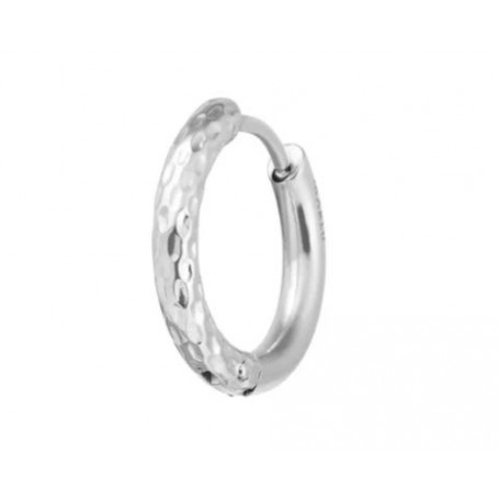 ORECCHINO A CERCHIO 1,7 CM TRAMA DIAMANA