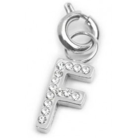 CHARM LETTERA CON CRISTALLI