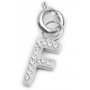 CHARM LETTERA CON CRISTALLI