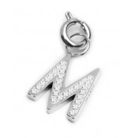 CHARM LETTERA CON CRISTALLI