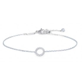 BRACCIALE CERCHIO CON ZIRCONI BIANCHI