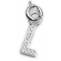 CHARM LETTERA CON CRISTALLI