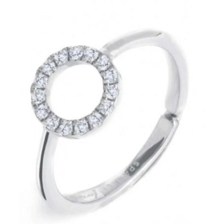 ANELLO CERCHIO CON ZIRCONI BIANCHI
