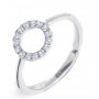 ANELLO CERCHIO CON ZIRCONI BIANCHI