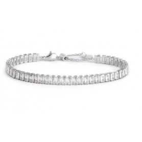 BRACCIALE TENNIS ZIRCONI BAGUETTE