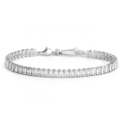 BRACCIALE TENNIS ZIRCONI BAGUETTE
