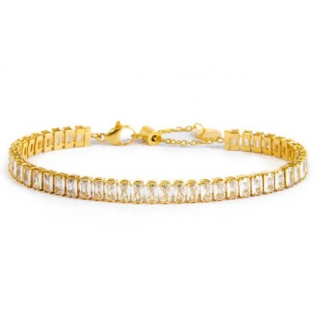 BRACCIALE TENNIS ZIRCONI BAGUETTE