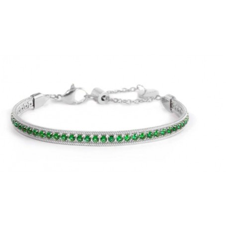 BRACCIALE TENNIS ZIRCONI BAGUETTE CATENA