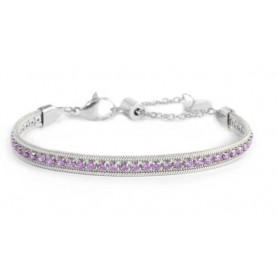 BRACCIALE TENNIS ZIRCONI BAGUETTE CATENA
