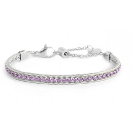 BRACCIALE TENNIS ZIRCONI BAGUETTE CATENA