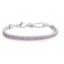 BRACCIALE TENNIS ZIRCONI BAGUETTE CATENA