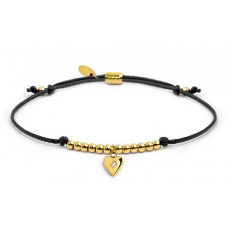 BRACCIALE CORDINO CON PENDENTE CUORE