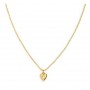 COLLANA CON CUORE CENTRALE CON ZIRCONE