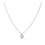 COLLANA CON CUORE CENTRALE CON ZIRCONE