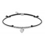 BRACCIALE CORDINO CON PENDENTE CUORE