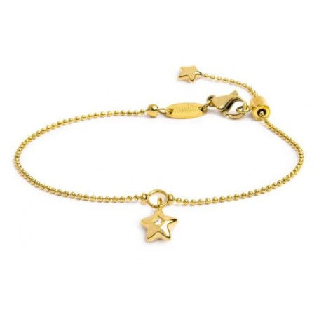 BRACCIALE CATENA A SFERE CON STELLA