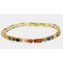 BRACCIALE DONNA CRISTALLI COLORATI ORO