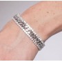 BRACCIALE DONNA DOPPIA CATENA ARGENTO