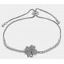 BRACCIALE DONNA QUADRIFOGLIO ARGENTO PIO