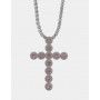 COLLANA DONNA CROCE CRISTALLI ROS