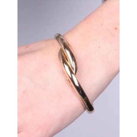 BRACCIALE IN METALLO INTRECCIATO GOLD