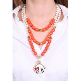 COLLANA IN METALLO CONCHIGLA
