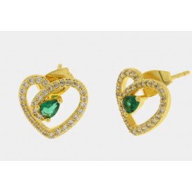 ORECCHINI IN METALLO CUORE