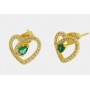 ORECCHINI IN METALLO CUORE