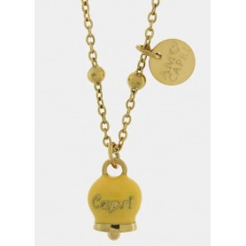 COLLANA IN ACCIAIO CON CAMPANELLA