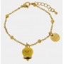 BRACCIALE IN ACCIAIO CAMPANELLA CAPRI