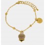 BRACCIALE IN ACCIAIO CON CAMPANELLA