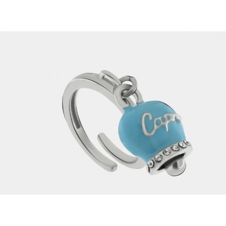 ANELLO IN METALLO CON CAMPANELLA