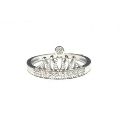 ANELLO CORONA ARGENTO-ANC18