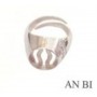 EMOTICON YOUNG ANELLO ARGENTO-ANBI