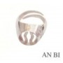 EMOTICON YOUNG ANELLO ARGENTO-ANBI