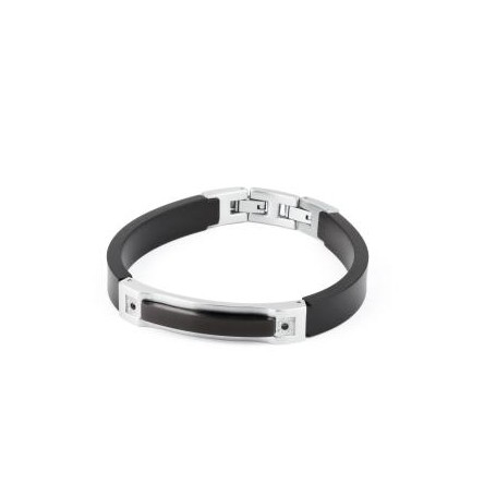 S'AGAPO' BRACCIALE UOMO BLACK&WHITE-SBW0